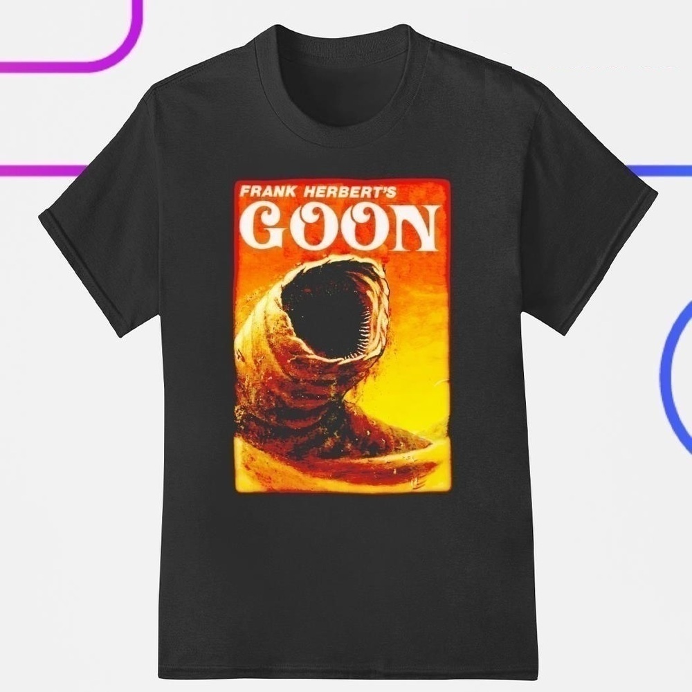 Frank Herberts Goon T Shirt Sci Fi Graphic Fan Gift Humor Retro Tee